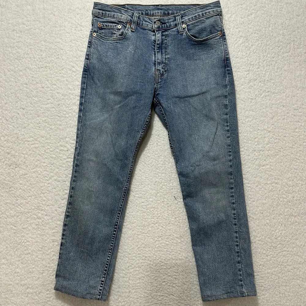Levis 511 Jeans Men's Blue Faded Wash Straight Denim‎ Size 33